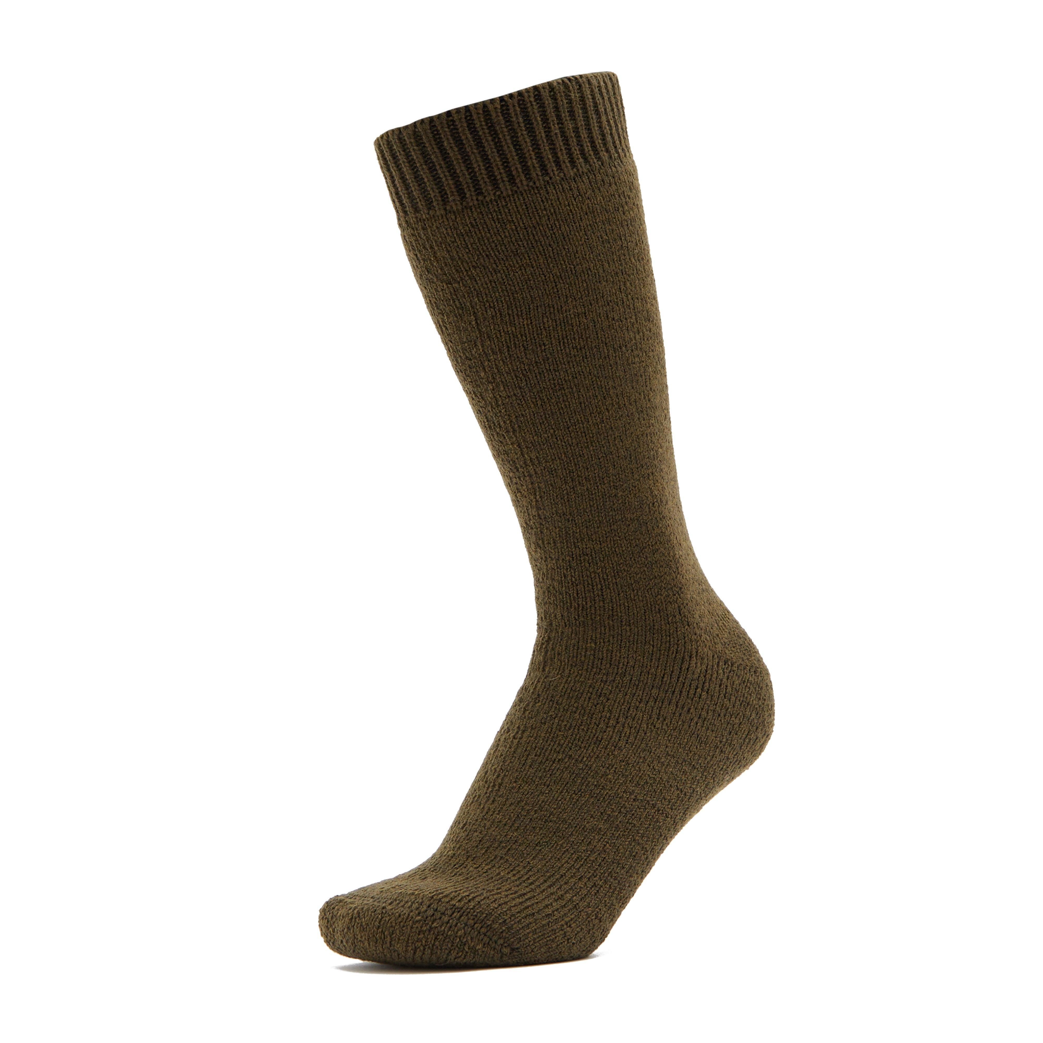 Adults Wellington Calf Socks Olive Green