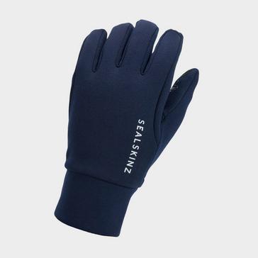 Blue Sealskinz Unisex Waterproof All Weather Repellent Gloves Navy