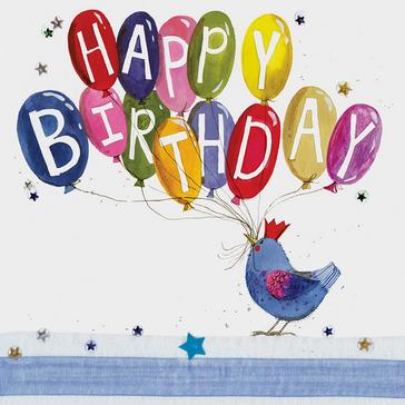 Assorted Alex Clark Sparkle Card Bird & Balloons