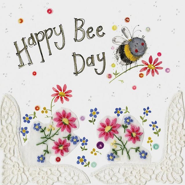  Alex Clark Sparkle Card Bee Day image 1