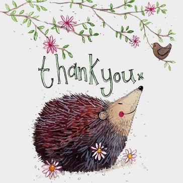  Alex Clark Sparkle Card Thank You Hedgehog 