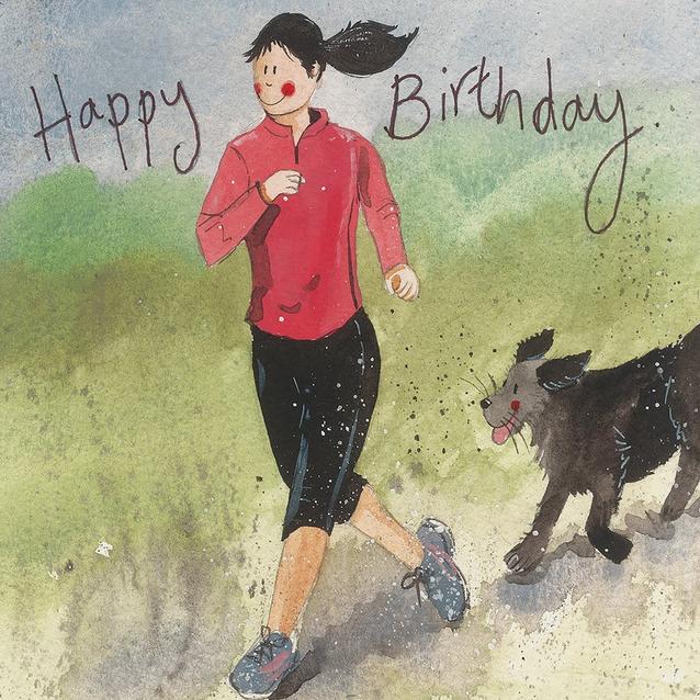  Alex Clark Birthday Card Lady Runner  image 1