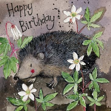  Alex Clark Birthday Card Mr Prickly Hedgehog 