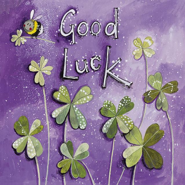  Alex Clark Good Luck Card Lucky Bee image 1