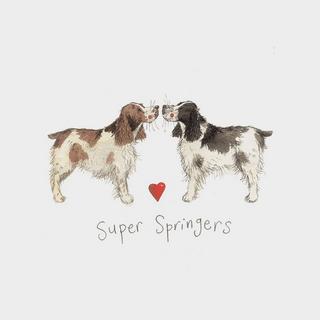 Small Spiral Bound Notepad Super Springers Dogs 