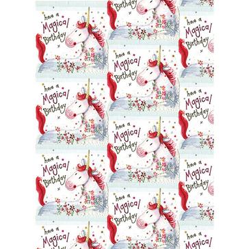  Alex Clark Unicorn Bagged Gift Wrap with Tags
