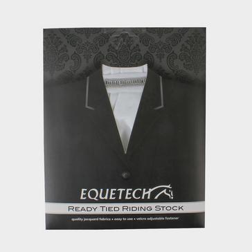 White Equetech Thea Deluxe Tied Stock White