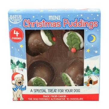  Hatch Wells Mini Carob Christmas Puddings