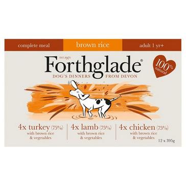  Generic Forthglade Brown Rice Dog Food Variety 12 Pack