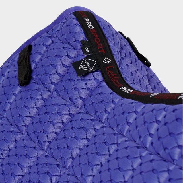 LeMieux Carbon Mesh Close Contact Half Square Saddle Pad Bluebell Naylors