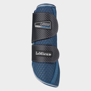 Blue LeMieux Carbon Mesh Wrap Boots Blue/Grey