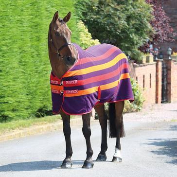 Purple Shires Tempest Original Newmarket Fleece Rug Purple Stripe