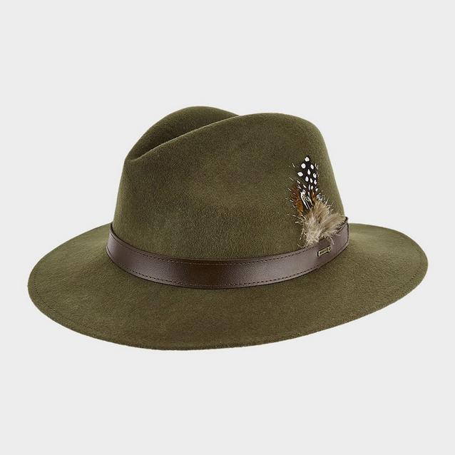 Green Dubarry Ladies Gallagher Felt Hat Olive image 1