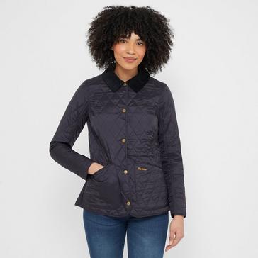 Blue Barbour Womens Annandale Quilted Jacket Navy