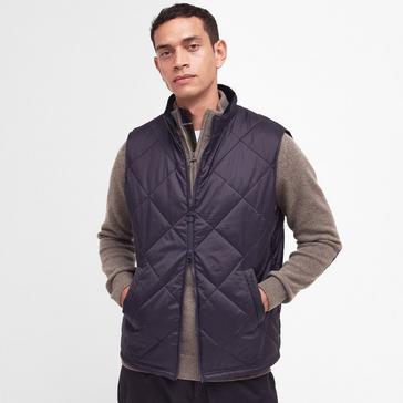 Blue Barbour Mens Finn Gilet Navy