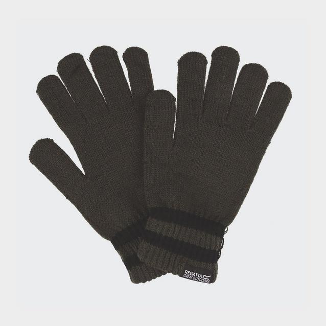 Green Regatta Davion II Gloves Dark Khaki/Black image 1