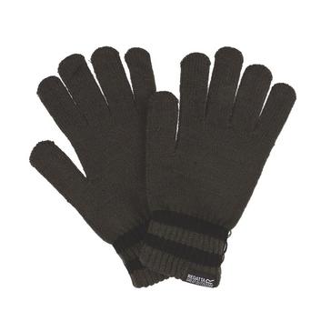 Green Regatta Davion II Gloves Dark Khaki/Black