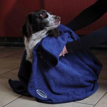 Blue WeatherBeeta Dog Towel Blue