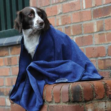 Blue WeatherBeeta Dog Towel Blue