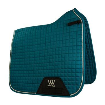 Green Woof Wear Contour Dressage Saddle Pad Ocean