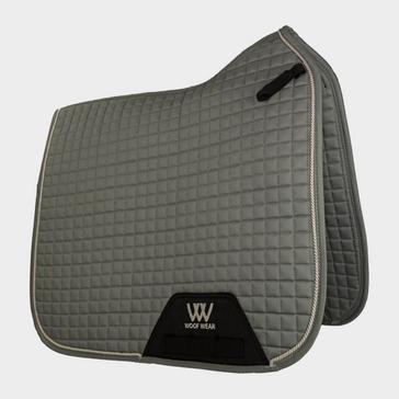 Grey Woof Wear Contour Dressage Saddle Pad Brushed Steel