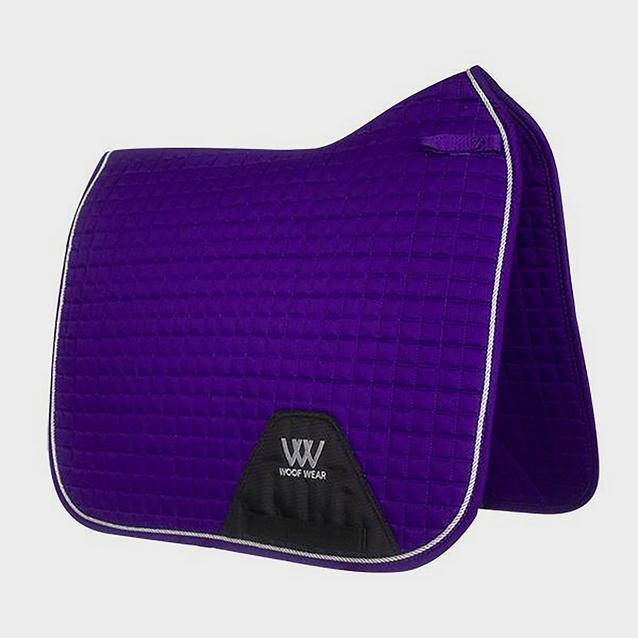 Purple Woof Wear Contour Dressage Saddle Pad Ultra Violet image 1