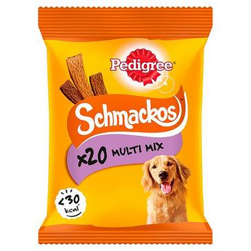 Clear Pedigree Schmackos Meat Mix 20 Pack
