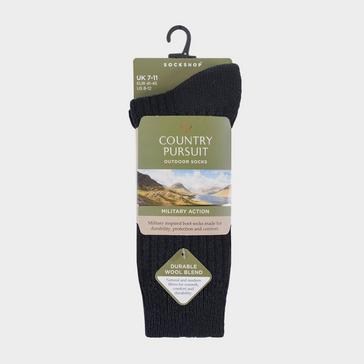 Black Country Pursuits Country Pursuit Short Military Action Socks Black 
