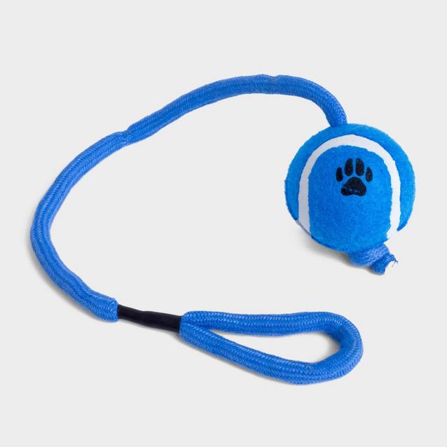 Blue Petface Ball On A Rope Blue image 1