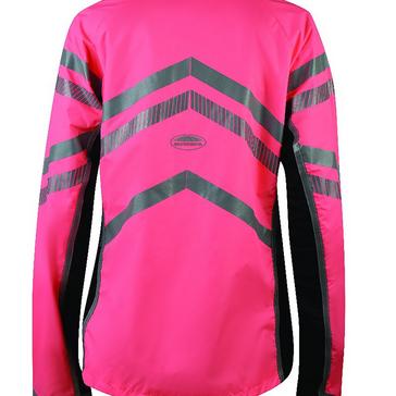 Pink WeatherBeeta Adults Reflective Lightweight Waterproof Jacket Pink 