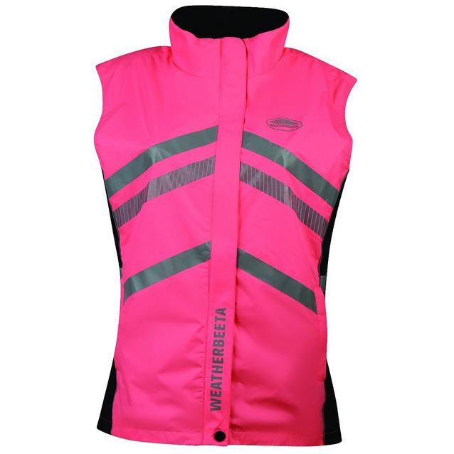 Pink WeatherBeeta Reflective Lightweight Waterproof Vest Pink image 1