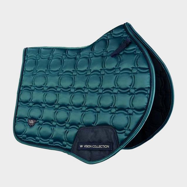 Blue Woof Wear Vision Close Contact Saddle Pad Ocean image 1