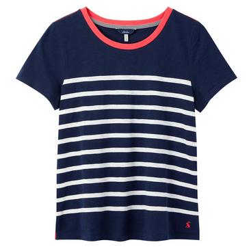 Blue Joules Ladies Carley Classic T-Shirt French Navy Cream Stripe