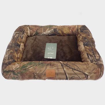 Brown Beamfeature Aspen Camo Dog Bed Brown