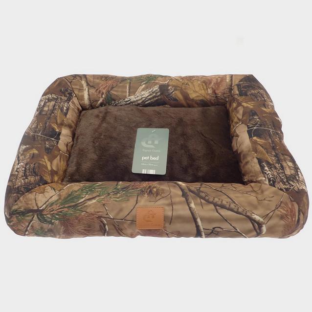 Brown Beamfeature Aspen Camo Dog Bed Brown image 1