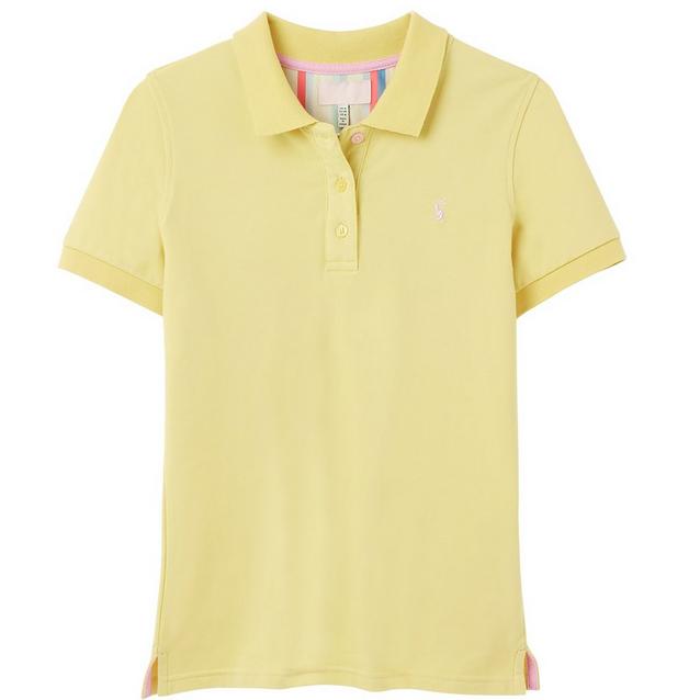 Yellow Joules Ladies Pippa Polo Shirt Lemon Sherbet image 1