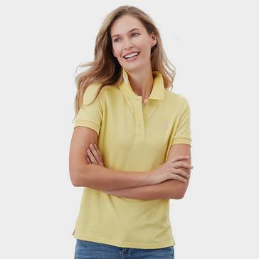 Yellow Joules Ladies Pippa Polo Shirt Lemon Sherbet