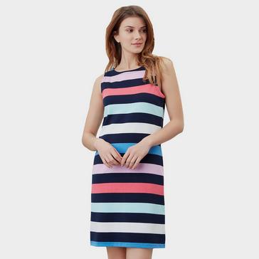 Assorted Joules Ladies Riva Jersey Dress Multi Stripe