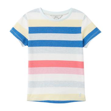 Assorted Joules Childs Pascal Short Sleeved Top Multi Stripe