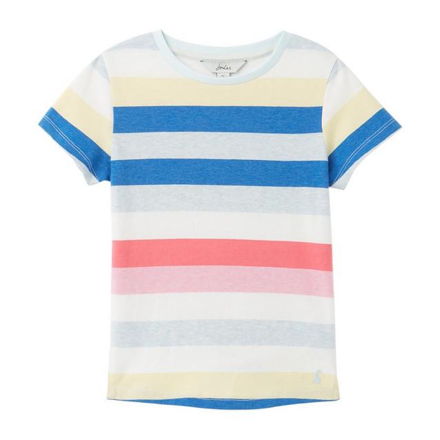 Assorted Joules Childs Pascal Short Sleeved Top Multi Stripe image 1