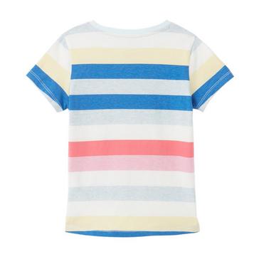 Assorted Joules Childs Pascal Short Sleeved Top Multi Stripe
