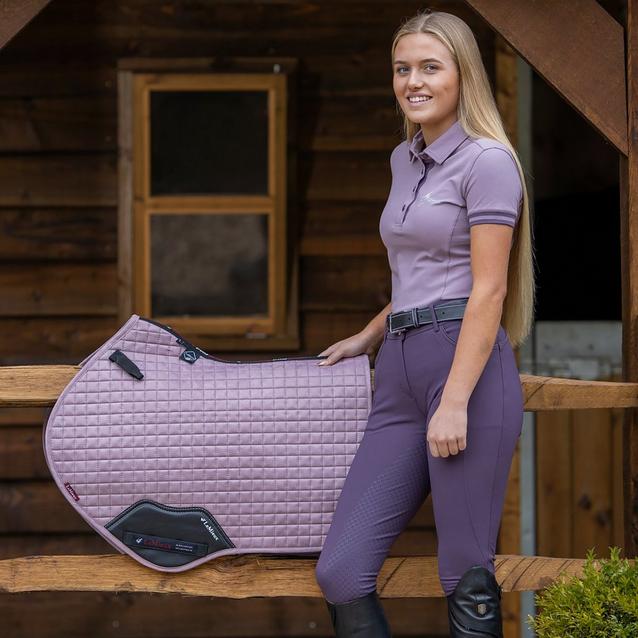 Lemieux Lemieux Suede Close Contact Square Saddle Pad Musk Naylors