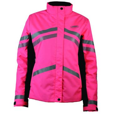 Pink WeatherBeeta Childs Reflective Heavy Padded Waterproof Jacket Pink