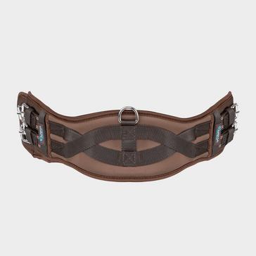 Brown Arma Memory Foam Elasticated Dressage Girth Brown