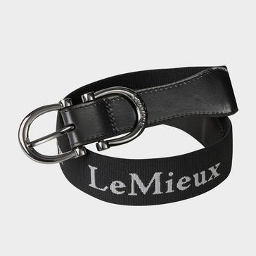 Black LeMieux Elastic Belt Black