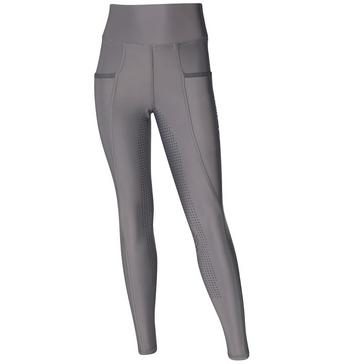 Grey LeMieux Young Rider Pull On Breeches Slate