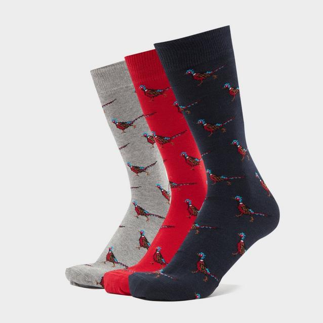 Assorted Barbour Socks Gift Box Pheasant image 1