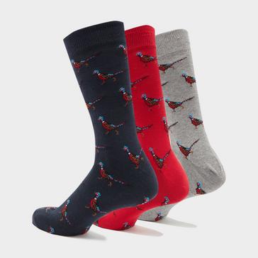 Assorted Barbour Socks Gift Box Pheasant