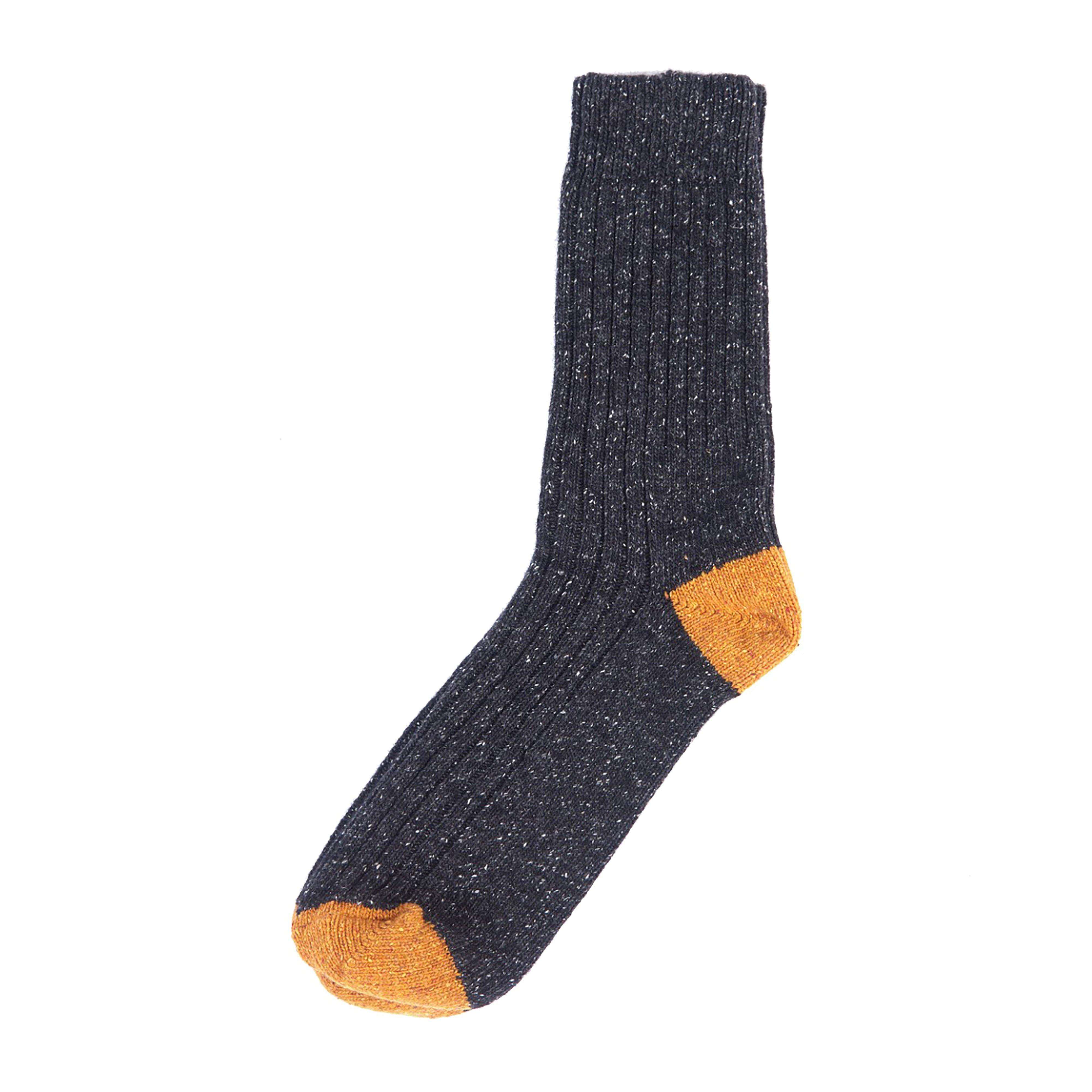 Mens Houghton Socks Charcoal/Ochre