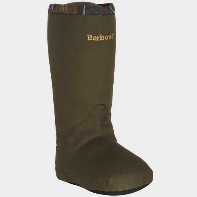 Green Barbour Welly Boot Dog Toy Green image 1